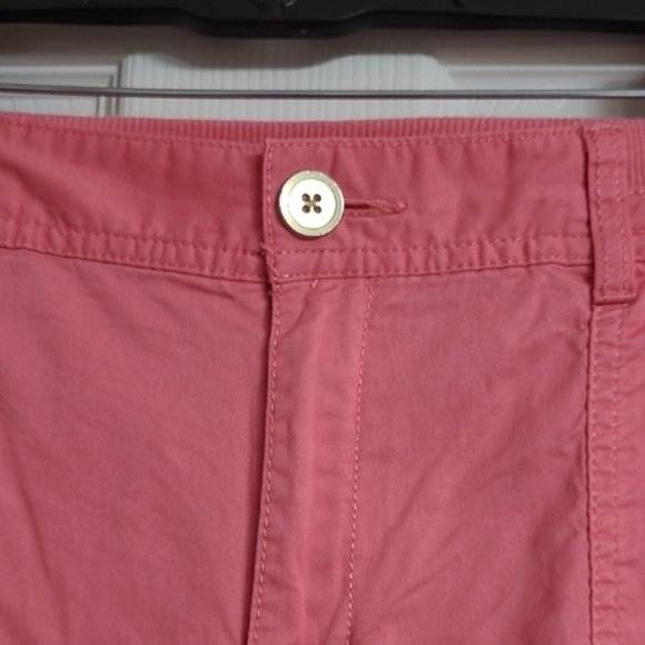 Bundle of Three Capris - Floral White, Denim Blue, and Pink Cargo Pants - Picture 7 of 15